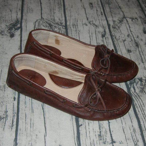 Frye Shoes Frye Reagan Campus Driver Driving Moccasin 7 2 Worn
